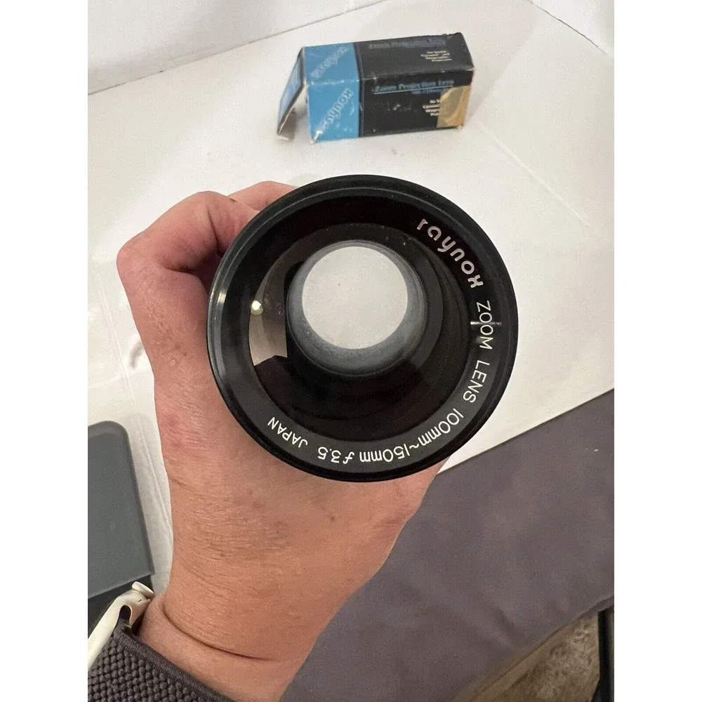 Vintage Raynox Projection‎ Lens 100-150mm Zoom f3.5-Original Box-Untested